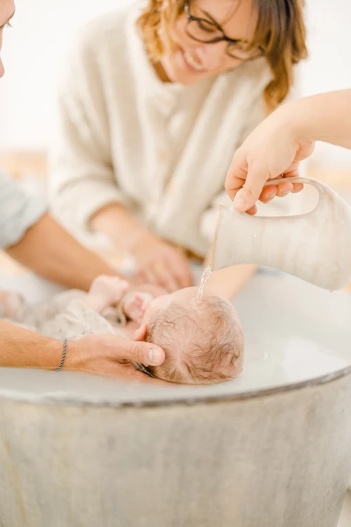 enfant naissance marron gris bébé